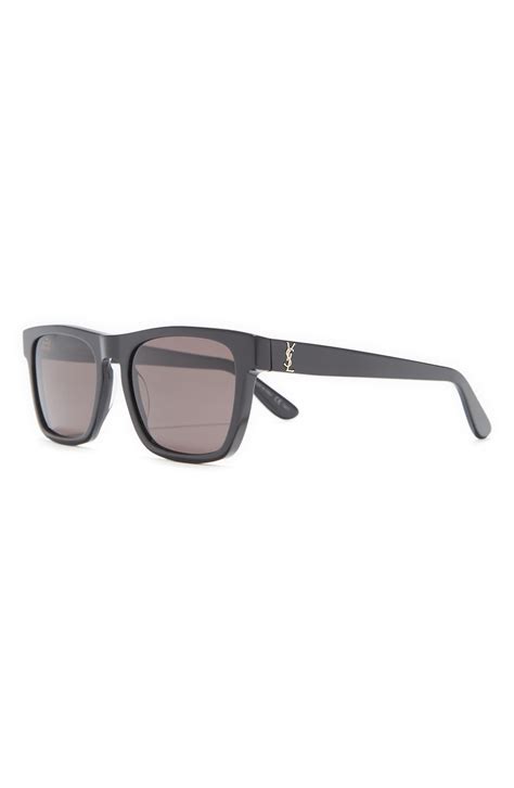 saint laurent 53mm best square sunglasses